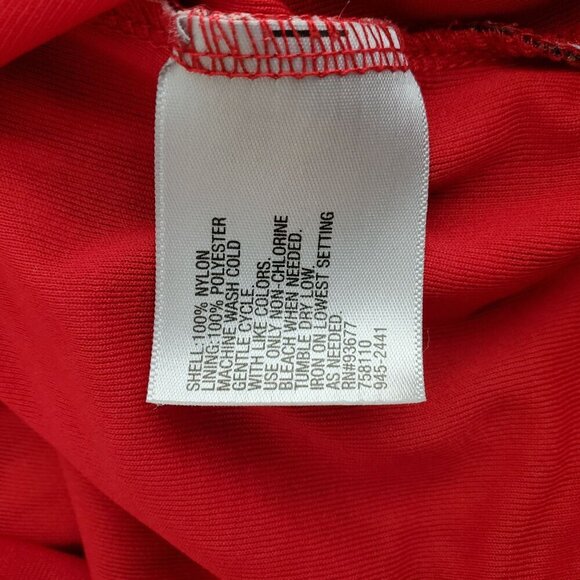 Worthington Womans Top 1X  Multicolor Pleated V-Neck Draping Short Sleeve Shirt - Picture 5 of 7